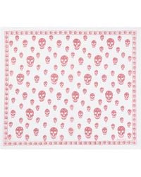 McQueen - Classic Skull Scarf - Lyst