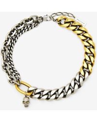 McQueen - Dual Chain Necklace - Lyst