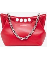 Alexander McQueen - Red The Peak Bag Small - Lyst