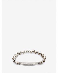 Alexander McQueen Skull Bracelet - Metallic