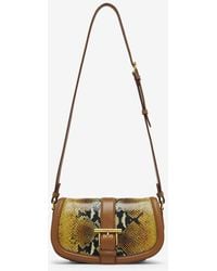 McQueen - Brown T-bar Satchel - Lyst