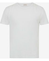 Alexander McQueen T-shirt harness - Bianco