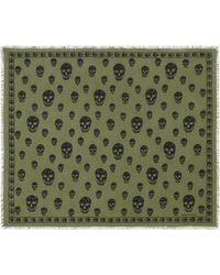 McQueen - Sciarpa Skull Classica - Lyst