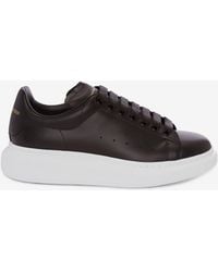 McQueen - Leather Oversized Sneakers - Lyst
