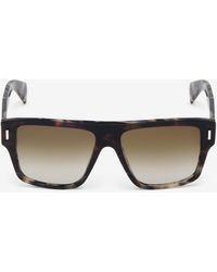 McQueen - T-Bar Rivet Square Sunglasses - Lyst