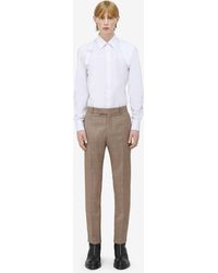 McQueen - Pantaloni A Sigaretta A Vita Bassa - Lyst