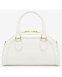 McQueen - White Mini Birdee Boston Bag - Lyst