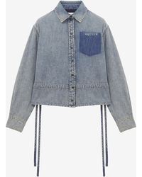 McQueen - Chambray Shirt Jacket - Lyst