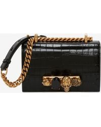 McQueen - Mini Jewelled Satchel - Lyst