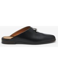 McQueen - T-Bar Slip On Mule - Lyst
