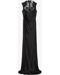 McQueen - Floral Lace Evening Dress - Lyst