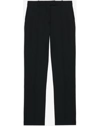 McQueen - Cropped Tailored Trousers - Lyst