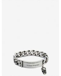 Alexander McQueen Identity Chain Bracelet - Metallic