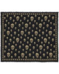 McQueen - Sciarpa Skull Classica - Lyst