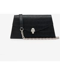 McQueen - Borsa Skull Mini - Lyst