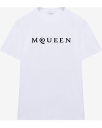 McQueen - T-Shirt With Logo - Lyst