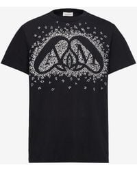 Alexander McQueen - Black Exploded Charm T-shirt - Lyst