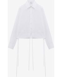 McQueen - Drawstring Shirt - Lyst