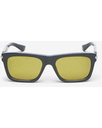 McQueen - Rechteckige City T-Bar Sonnenbrille - Lyst