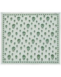 McQueen - Classic Skull Foulard - Lyst