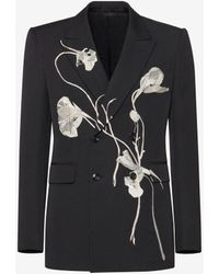 Alexander McQueen - Pressed Flower Double-breasted Jacket - Lyst