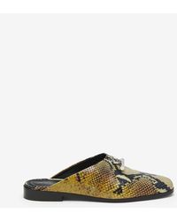 McQueen - T-Bar Slip On Mule - Lyst