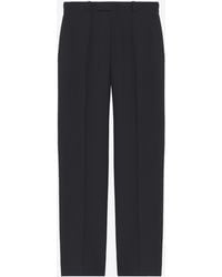 McQueen - Wool Mohair Tailored Trousers - Lyst