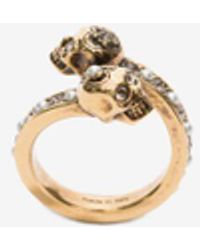 Vivienne Westwood Blanche Skull Ring in White | Lyst