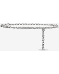 McQueen - T-Bar Chain Belt - Lyst