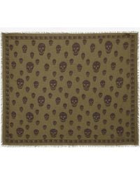 McQueen - Sciarpa Skull Classica - Lyst