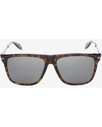 Alexander McQueen Eckige Skull-Sonnenbrille aus Acetat - Mehrfarbig