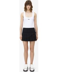 McQueen - Kilt Plissierter Minirock - Lyst
