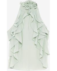 McQueen - Ruffle Top - Lyst
