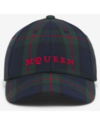 McQueen - Tartan Mcqueen Logo Baseball Cap - Lyst