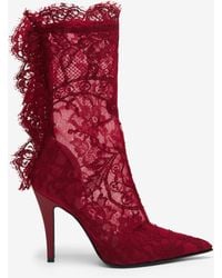 McQueen - Heron Lace Boot - Lyst