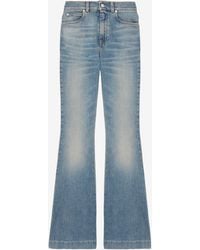 McQueen - Narrow Bootcut Denim Trouser - Lyst