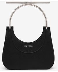 McQueen - Black Cross-bar Mini Bag - Lyst