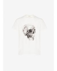 Alexander McQueen - Logo-print Cotton-jersey T-shirt - Lyst