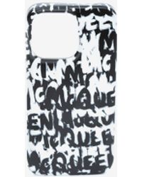 Alexander McQueen Mcqueen Graffiti Iphone 12 Pro Case in Black for 