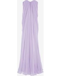 McQueen - Bustier Evening Dress - Lyst
