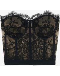 McQueen - Lace Corset - Lyst