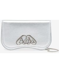 Alexander McQueen - The Seal Phone Mini Bag With Chain - Lyst