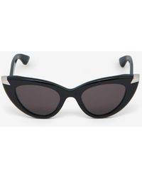 Alexander McQueen - Black Punk Rivet Cat-eye Sunglasses - Lyst