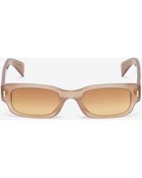 McQueen - T-Bar Rivet Panthos Sunglasses - Lyst