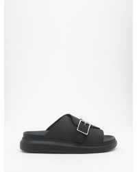McQueen - Hybrid Buckle Sandal - Lyst