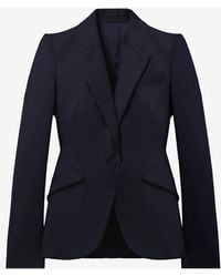 McQueen - Wool Single-Breasted Jacket - Lyst