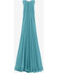 McQueen - Bustier Evening Dress - Lyst