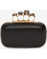 McQueen - Knuckle Clutch With Chain - Lyst