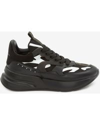olive green alexander mcqueen sneakers