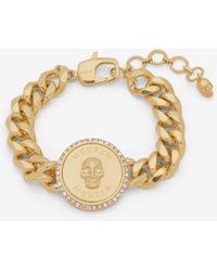 McQueen - Bracciale Sovereign Skull - Lyst